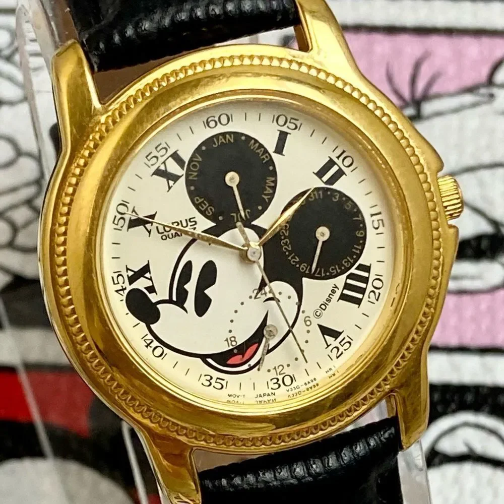 Vintage Disney x Lorus by Seiko Mickey Mouse Multifunction Unisex Watch